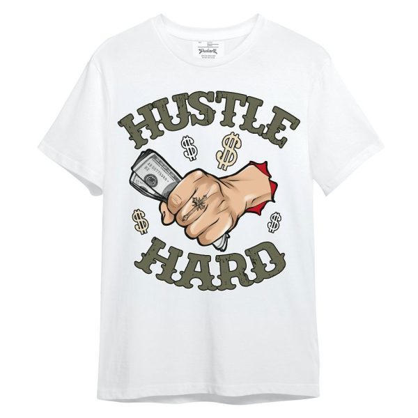 Low OG Medium Olive 1s Shirt - Hustles Hard Unisex Shirt Matching Jordan Shirt Jezsport.com