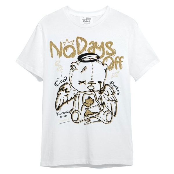 High OG Black Metallic Gold 1s Shirt, No Days Off Unisex Shirt Matching Jordan Shirt Jezsport.com