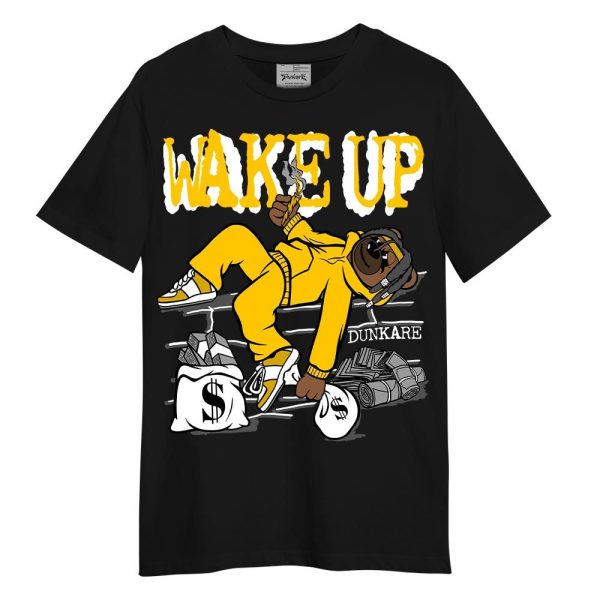 Vivid Sulfur 4s Shirt - Wakeup Bear Shirt Unisex Matching Jordan Shirt Jezsport.com