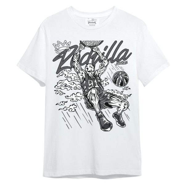 White Thunder 4s Shirt - The Worm Skeleton Shirt Unisex Outfit Unisex Shirt Matching Jordan Shirt Jezsport.com