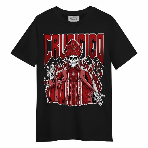 Red Taxi 12s Shirt, Crucified Skeleton Unisex Shirt Matching Jordan Shirt Jezsport.com