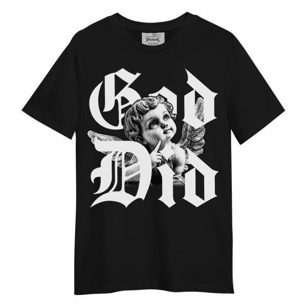 White Thunder 4s Shirt, God Did Angel Unisex Shirt Matching Jordan Shirt Jezsport.com