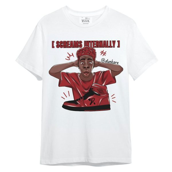 Alternate Flu Game 12s Shirt - Scream Internally Unisex Shirt Matching Jordan Shirt Jezsport.com