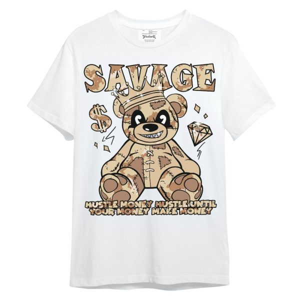 Desert Camo 3s Shirt - Savages Bear Unisex Shirt Matching Jordan Shirt Jezsport.com