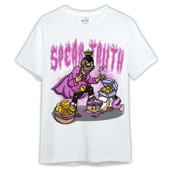 Hyper Violet 4s Shirt, Speak Truth Shirt Outfit 1305 TCD Matching Jordan Shirt Jezsport.com