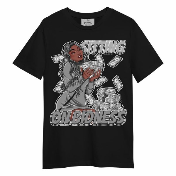 Black Wolf Grey 12s Shirt - Bidness Unique Unisex Shirt Matching Jordan Shirt Jezsport.com