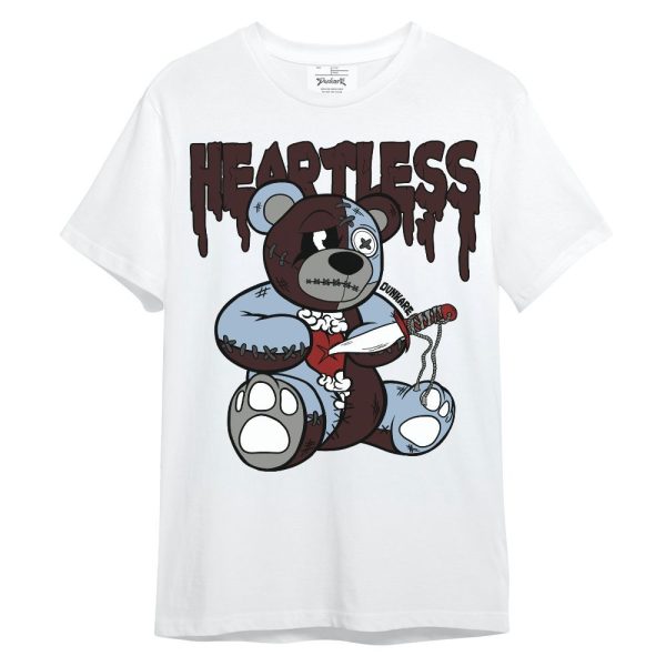 Burgundy 5s Shirt - Heartless Bear Unisex Shirt Matching Jordan Shirt Jezsport.com