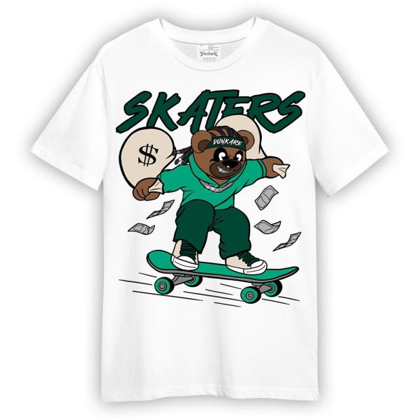 Oxidized Green 4s Shirt - Skaters Bear Shirt Unisex Matching Jordan Shirt Jezsport.com