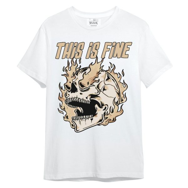 Desert Camo 3s Shirt - Blazing Skull Unisex Shirt Matching Jordan Shirt Jezsport.com