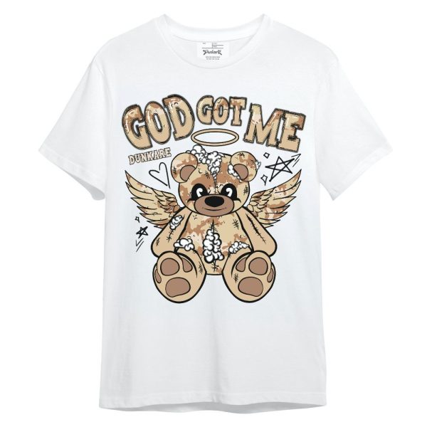 Desert Camo 3s Shirt - Gods Guides Me Bear Unisex Shirt Matching Jordan Shirt Jezsport.com