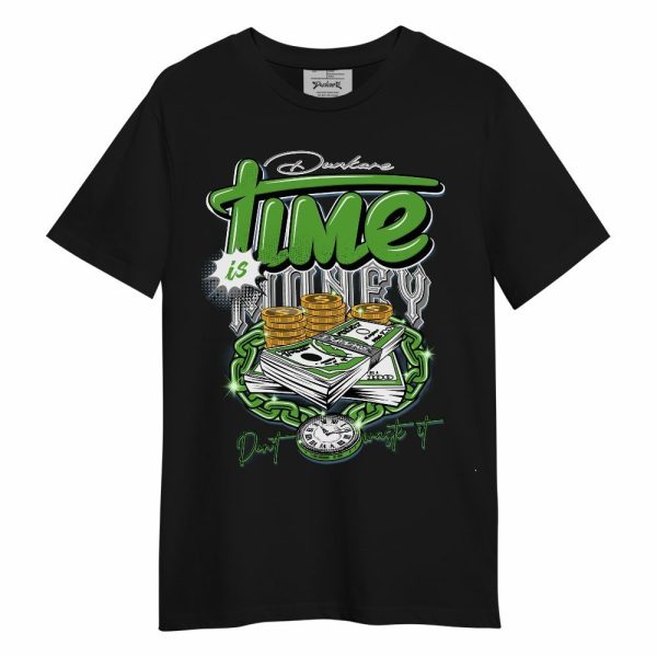 Retro Green Bean 5s Shirt, Time Is Money Unisex Shirt Jezsport.com