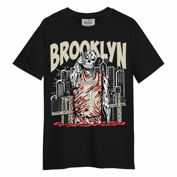 Cement Grey 3s Shirt - Brooklyn's Skeleton Unisex Shirt Matching Jordan Shirt Jezsport.com