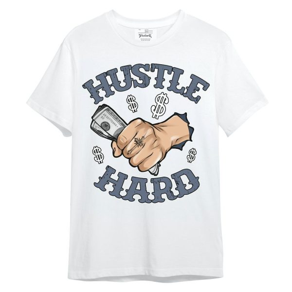 Low Diffused Blue 11s Shirt - Hustles Hard! Unisex Shirt Matching Jordan Shirt Jezsport.com