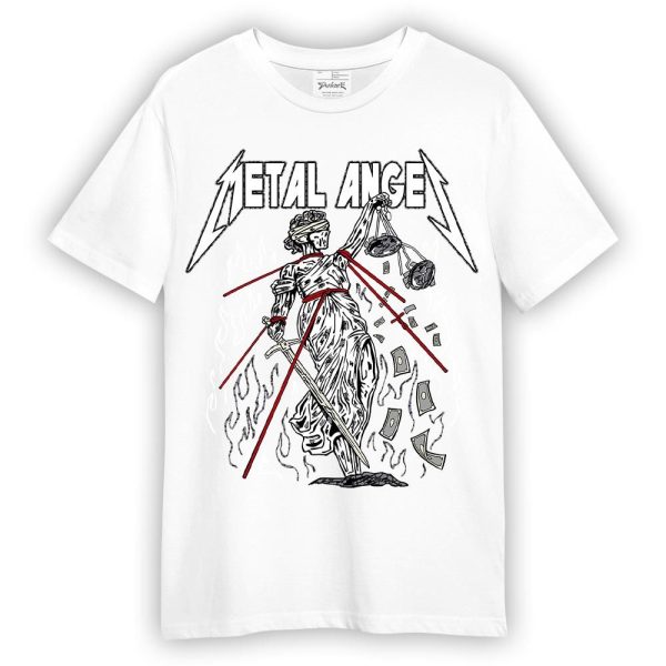 Cement Grey 3s Shirt - Metal Angel Skeleton Shirt Unisex Matching Jordan Shirt Jezsport.com