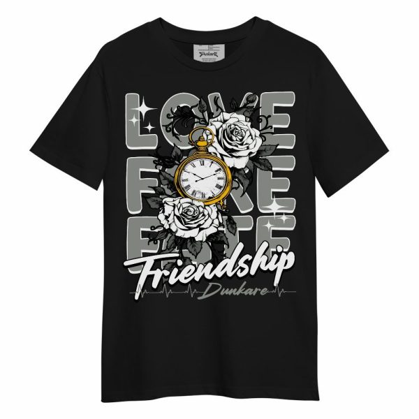 Paris Cement Grey 4s Shirt, Love, Fake, Fate Friendship Unisex Shirt Matching Jordan Shirt Jezsport.com