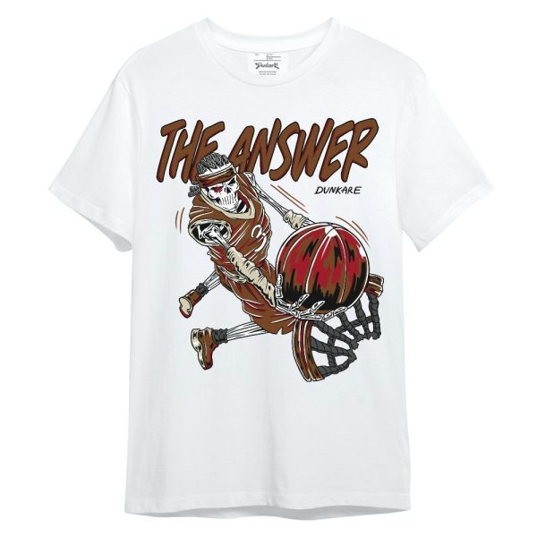 Archaeo Brown 5s Shirt - The Answer Skeleton Unisex Shirt Matching Jordan Shirt Jezsport.com