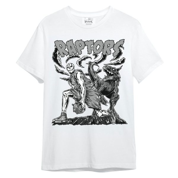 Black Wolf Grey 12s Shirt - Raptors Skeleton Unisex Shirt Matching Jordan Shirt Jezsport.com