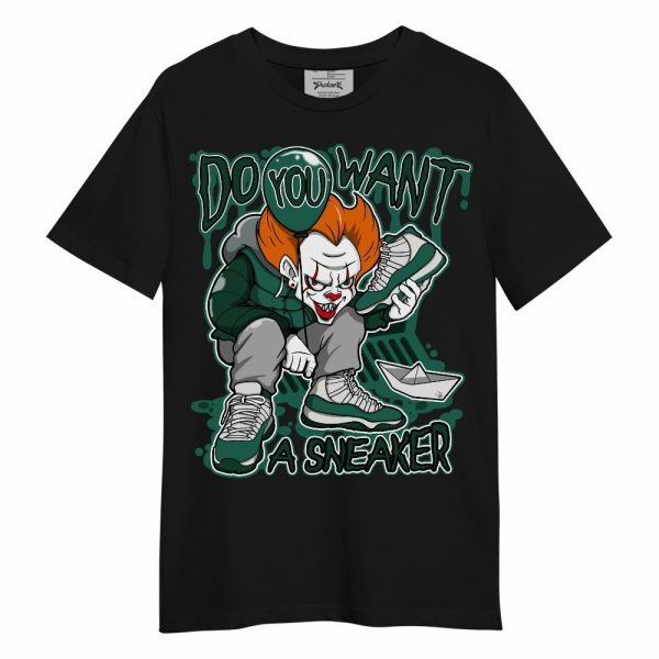 Oxidized Green 4s Shirt - Clown Scary Sneakers Halloween Graphic Unisex Shirt Matching Jordan Shirt Jezsport.com