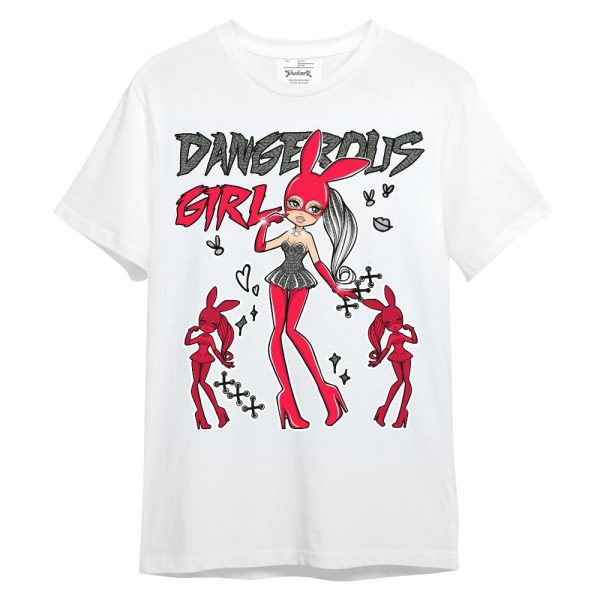 Retro Fire Red 3s Shirt - Dangerous.Girl Unisex Shirt Matching Jordan Shirt Jezsport.com