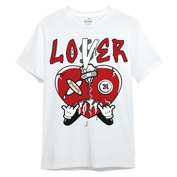 Cement Grey 3s Shirt, Loser Lover Drip Heart Unisex Shirt Matching Jordan Shirt Jezsport.com