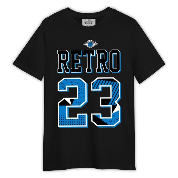 Industrial Blue 4s Shirt, Retro 23 G.O.A.T Shirt Outfit 4 Military Blue 185 LTRP Matching Jordan Shirt Jezsport.com