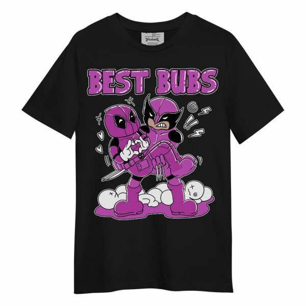 Hyper Violet 4s Shirt - Bubs Cartoon Unisex Shirt Matching Jordan Shirt Jezsport.com