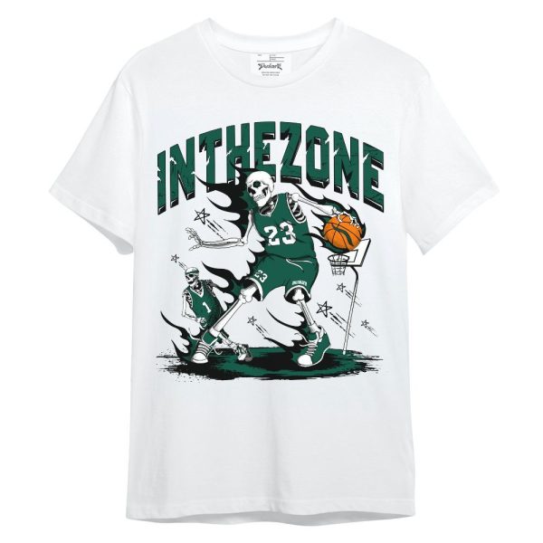 Oxidized Green 4s Shirt, 23 G.O.A.T Skeleton Basketball Unisex Shirt Matching Jordan Shirt Jezsport.com