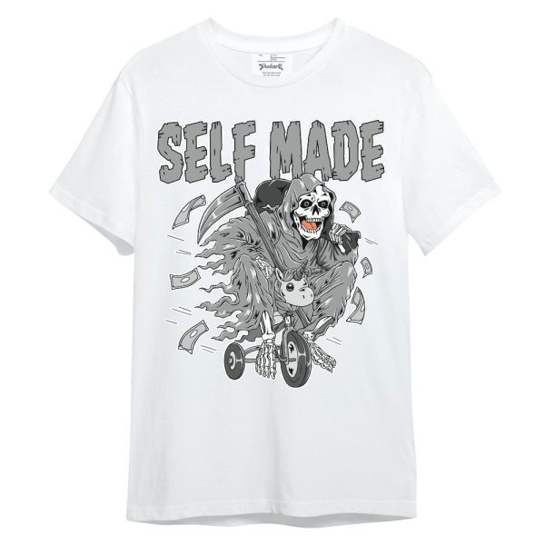 Black Wolf Grey 12s Shirt - Self Make Skeleton Unisex Shirt Matching Jordan Shirt Jezsport.com