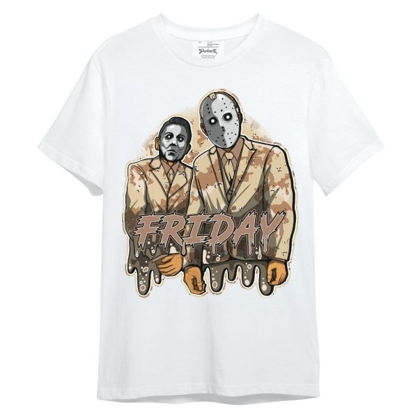 Desert Camo 3s Shirt - Friday Halloween Graphic Unisex Shirt Matching Jordan Shirt Jezsport.com