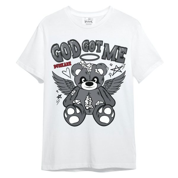 Retro Fire Red 9s Shirt - Gods Guides Me Bear Unisex Shirt Matching Jordan Shirt Jezsport.com