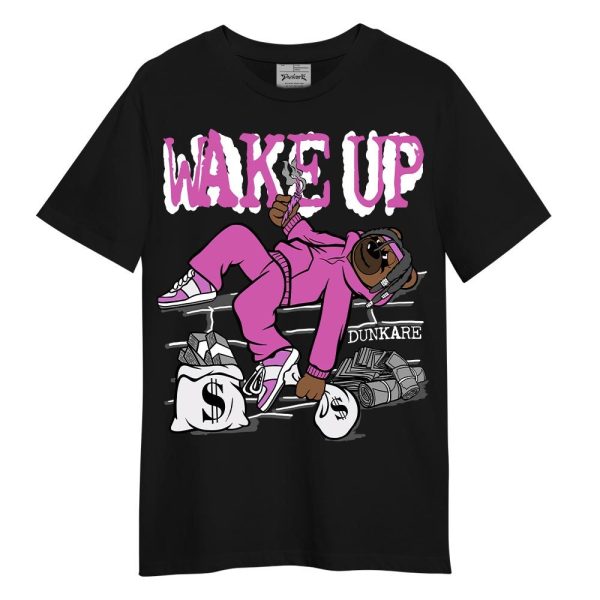 Hyper Violet 4s Shirt - Wakeup Bear Shirt Unisex Matching Jordan Shirt Jezsport.com