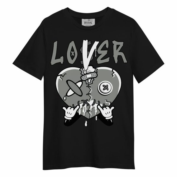 Paris Cement Grey 4s Shirt, Loser Lover Drip Heart Unisex Shirt Matching Jordan Shirt Jezsport.com