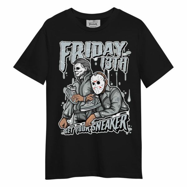 Black Wolf Grey 12s Shirt - Friday Halloween Sneakers Graphic Unisex Shirt Funny Halloween Shirt For Halloween Jezsport.com