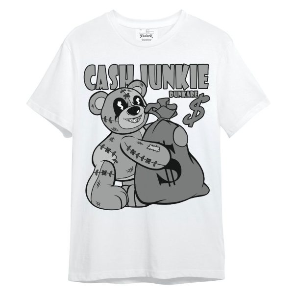 Black Wolf Grey 12s Shirt - Cashs Junkie Bear Unisex Shirt Matching Jordan Shirt Jezsport.com