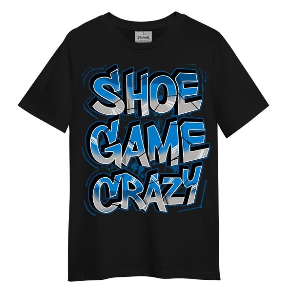 Industrial Blue 4s Shirt - Shoe Game Crazy Graphic Shirt Unisex Matching Jordan Shirt Jezsport.com