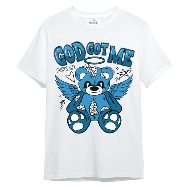 Powder Blue 9s Shirt - Gods Guides Me Bear Unisex Shirt Matching Jordan Shirt Jezsport.com