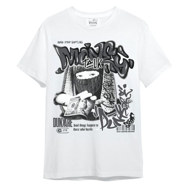 White Thunder 4s Shirt, Money Talk Rap Unisex Shirt Matching Jordan Shirt Jezsport.com