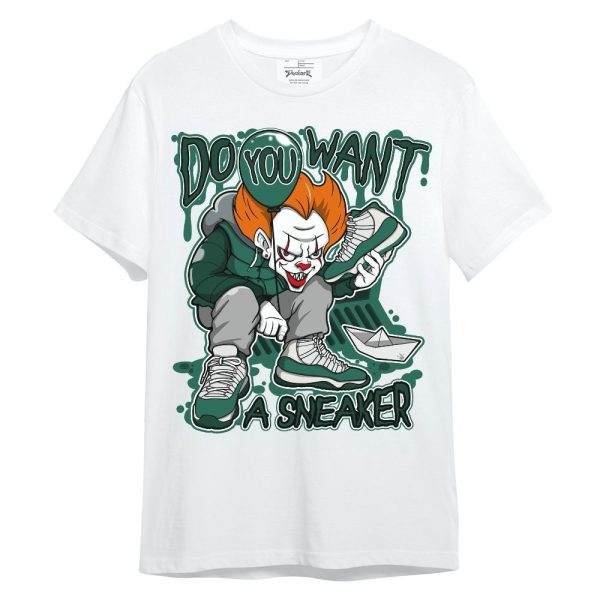 Oxidized Green 4s Shirt - Clown Scary Sneakers Halloween Graphic Unisex Shirt Matching Jordan Shirt Jezsport.com