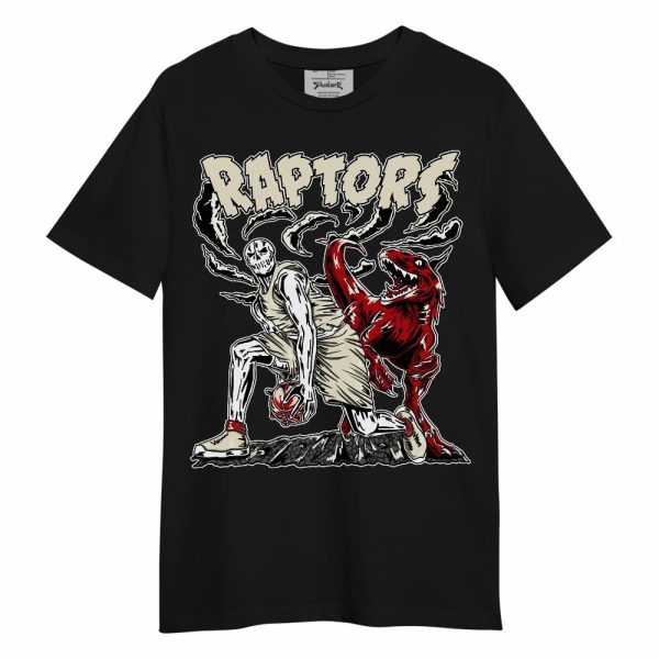 Cement Grey 3s Shirt - Raptors Skeleton Unisex Shirt Matching Jordan Shirt Jezsport.com