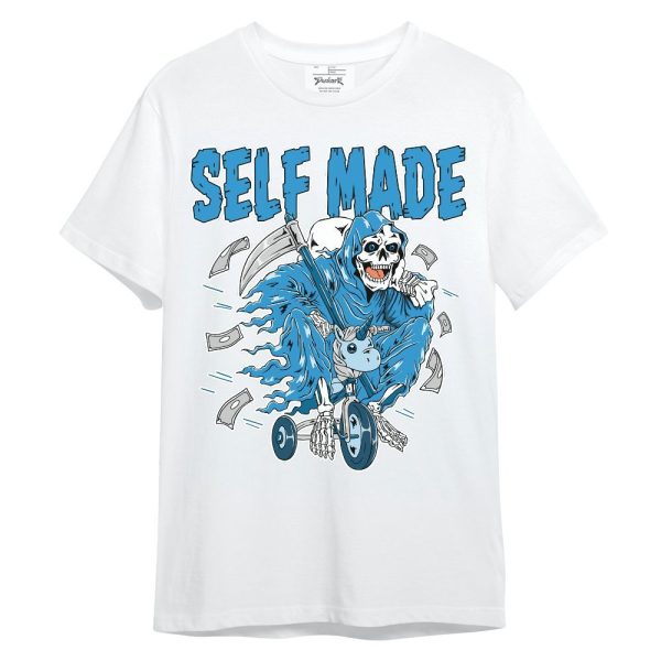 Powder Blue 9s Shirt - Self Make Skeleton Unisex Shirt Matching Jordan Shirt Jezsport.com