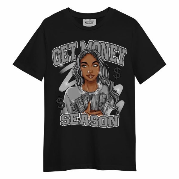 Black Wolf Grey 12s Shirt - Get Moneys Season Unisex Shirt Matching Jordan Shirt Jezsport.com