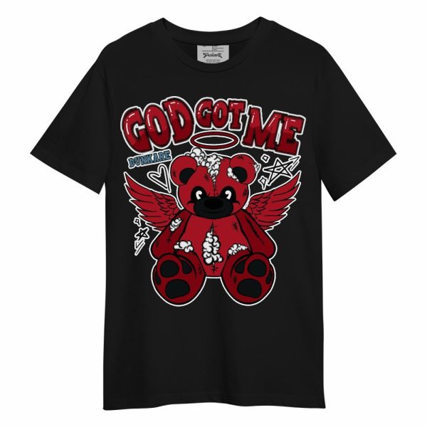 Retro Raging Bull 5s Shirt - Gods Guides Me Bear Unisex Shirt Jezsport.com