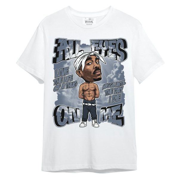 Low Diffused Blue 11s Shirt - All Eyes Follow Me Graphic Unisex Shirt Matching Jordan Shirt Jezsport.com