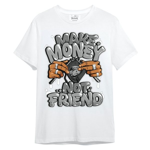 Black Wolf Grey 12s Shirt - Make Money Not Friend Graphic Unisex Shirt Matching Jordan Shirt Jezsport.com