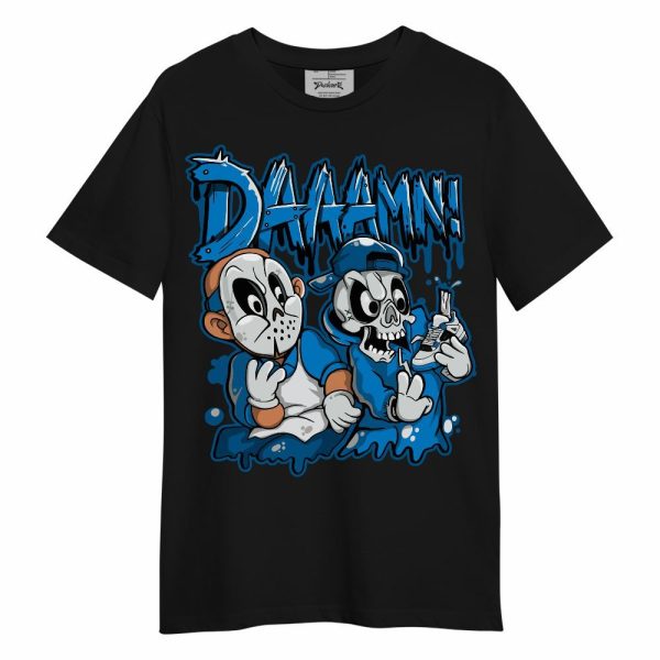 Industrial Blue 4s Shirt - Damn Shoe Graphic Unisex Shirt Matching Jordan Shirt Jezsport.com