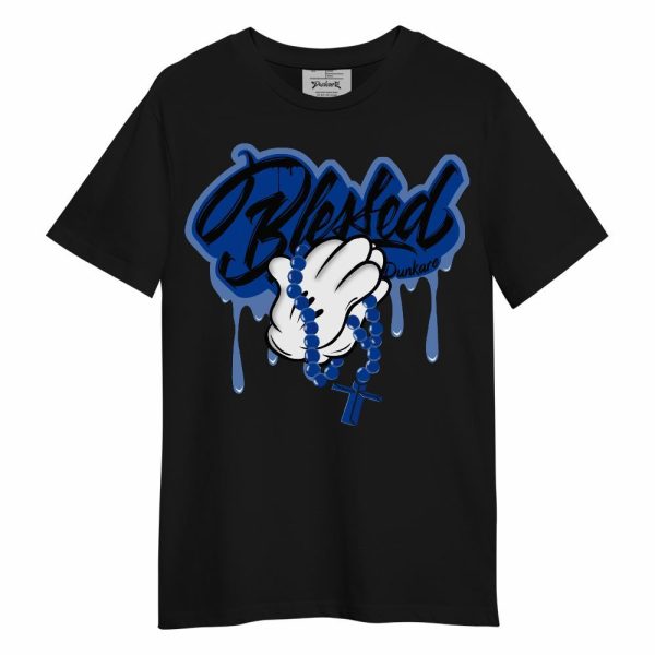 Hyper Royal 12s Shirt, God Blessed Drip Unisex Shirt Matching Jordan Shirt Jezsport.com