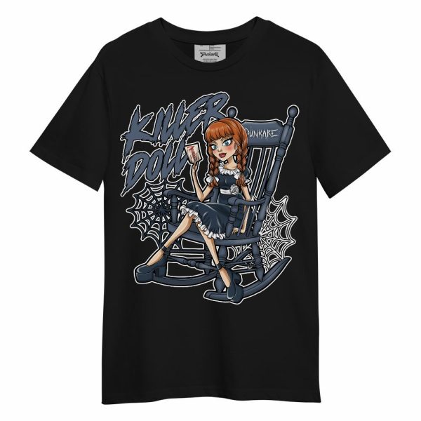 Low Diffused Blue 11s Shirt - Killer Doll-A Halloween Unisex Shirt Matching Jordan Shirt Jezsport.com