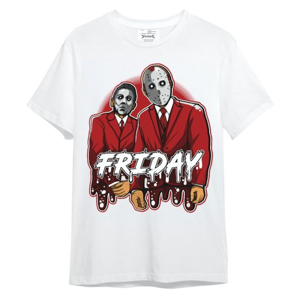 Red Taxi 12s Shirt Friday Halloween Graphic Unisex Shirt Jezsport.com