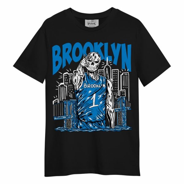 Industrial Blue 4s Shirt - Brooklyn's Skeleton Unisex Shirt Matching Jordan Shirt Jezsport.com