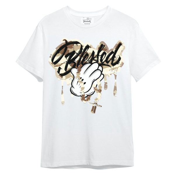 Desert Camo 3s Shirt, God Blessed Drip Unisex Shirt Matching Jordan Shirt Jezsport.com